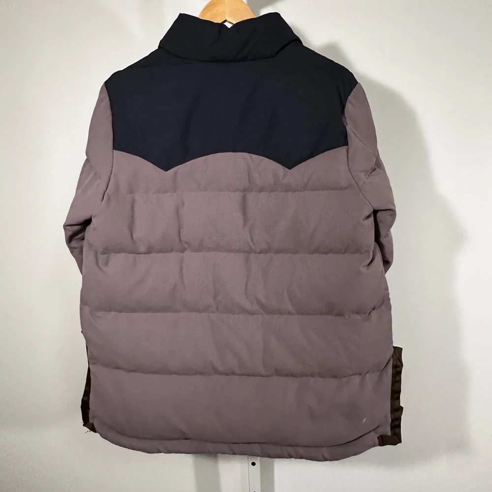 Patagonia Women’s L Western Yoke Down Puffer Jacket purple/Navy - Picture 2 of 9